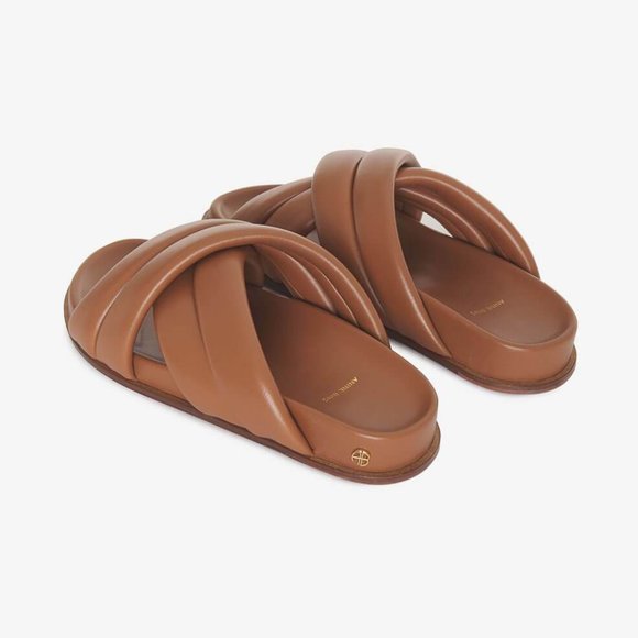 Anine Bing LIZZIE SLIDES COGNAC 38 - Picture 8 of 9